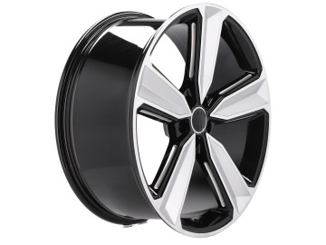 Jantes Look Audi RS4 21x9 5X112 ET 30 66.5 (Preto Polido)