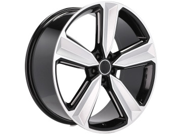 Jantes Look Audi RS4 21x9 5X112 ET 30 66.5 (Preto Polido)