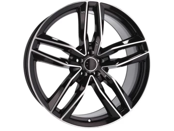 Jantes Look Audi RS6 4G C7 20x9 5X130 ET 50 71.6 (Preto Polido)