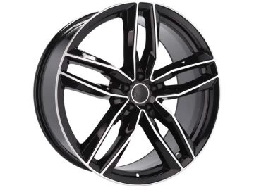 Jantes Look Audi RS6 C7 19x8.5 5X112 ET 39 66.5 (Preto Polido)