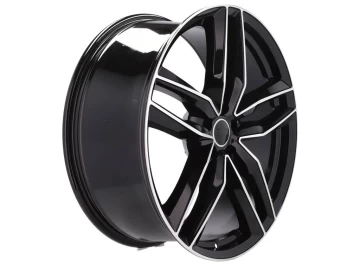 Jantes Look Audi RS6 C7 19x8.5 5X130 ET 45 71.6 (Preto Polido)