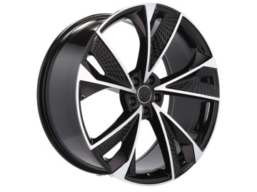 Jantes Look Audi RS7 17x7.5 5X100 ET 40 57.1 (Preto Polido)