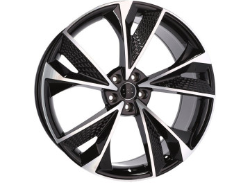 Jantes Look Audi RS7 18x8 5X112 ET 35 66.6 (Preto Polido)