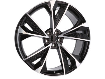 Jantes Look Audi RS7 21x9  5X112 ET 31 66.5  (Preto Polido)