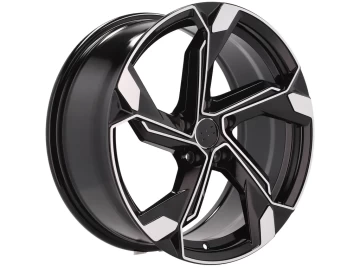 Jantes Look Audi RSQ 19x8.5 5X112 ET 40 66.5 (Preto Polido)