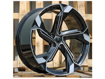Jantes Look Audi RSQ8 20x9 5X112 ET 30 66.5 (Preto Polido)