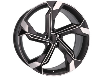 Jantes Look Audi RSQ8 22x10 5X112 ET 26 66.5 (Preto Polido)