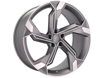 Jantes Look Audi RSQ8 22x9.5 5X112 ET 36 66.5 (Cinza Polido)