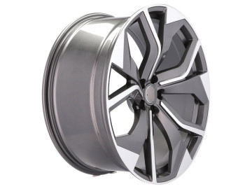 Jantes Look Audi RSQ8 4M8 20x9 5X112 ET 25 66.5 (Cinza Polida)