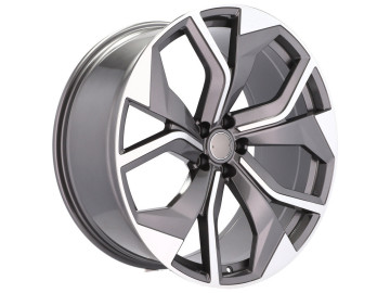 Jantes Look Audi RSQ8 4M8 20x9 5X112 ET 25 66.5 (Cinza Polida)