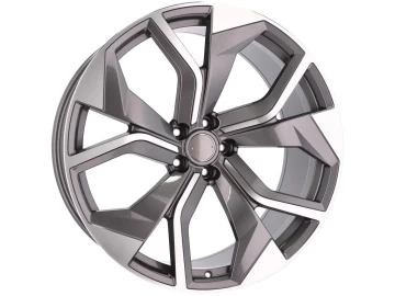 Jantes Look Audi RSQ8 4M8 20x9 5X112 ET 25 66.5 (Cinza Polida)