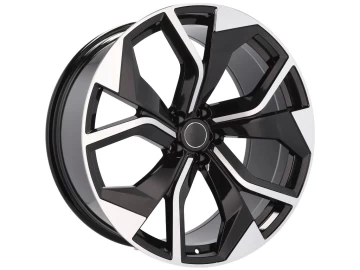 Jantes Look Audi RSQ8 4M8 21x9.5 5X112 ET 25 66.5 (Preto Polido)