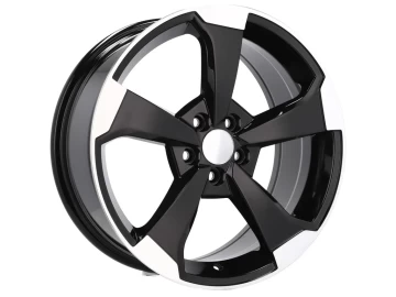 Jantes Look Audi Rotor 20x9 5X112 ET 32 66.5 (Preto Polido)