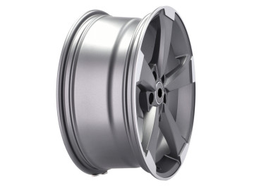 Jantes Look Audi Rotor 20x9 5X112 ET 34 66.5 (Cinza Polido Metade Matte)