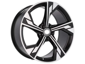 Jantes Look Audi Rs5 17x7.5 5X112 ET 40 66.5 (Preto Polido)