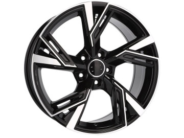 Jantes Look Audi Rs6 22x9.5 5X112 ET 20 66.5 (Preto Polido)