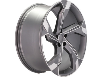 Jantes Look Audi TT RS Twist 21x9 5X112 ET 36 66.5 (Cinza Polido)