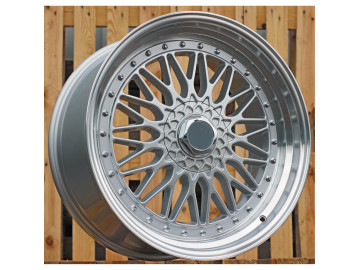 Jantes Look BBS 13x6 8X100/108 ET 30 67.1 (Prata + Preto Polido)