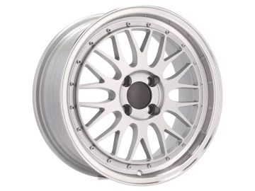 Jantes Look BBS LM 16x7 4X100 ET 35 67.1 (Prata + Aba Polida)