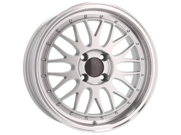 Jantes Look BBS LM 16x7 4X100 ET 35 67.1 (Prata + Aba Polida)