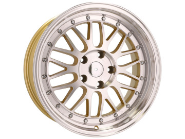 Jantes Look BBS LM 17x7.5 5X120 ET 34 72.6 (Gold + Polido)