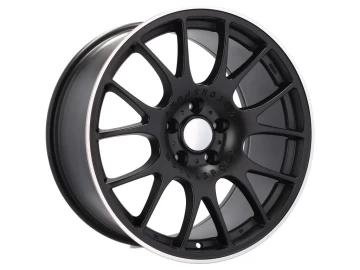 Jantes Look BBS MOTORSPORT 19x8.5 5X120 ET 35 72.6 (Preto Metade Matte + Aba Polida)