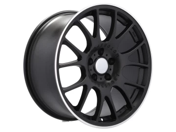 Jantes Look BBS MOTORSPORT 19x8.5 5X120 ET 35 72.6 (Preto Metade Matte + Aba Polida)