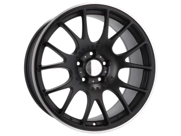 Jantes Look BBS MOTORSPORT 19x8.5 5X120 ET 35 72.6 (Preto Metade Matte + Aba Polida)