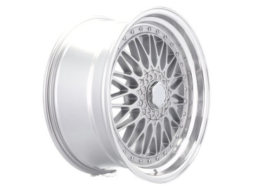 Jantes Look BBS RS 15x7 8X100/114 ET 25 73.1 (Prata + Aba Polida)