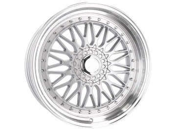 Jantes Look BBS RS 15x7 8X100/114 ET 25 73.1 (Prata + Aba Polida)