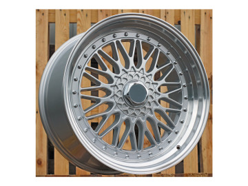 Jantes Look BBS RS 14x6.5 4X100 ET 35 73.1 (Prata + Aba Polida)