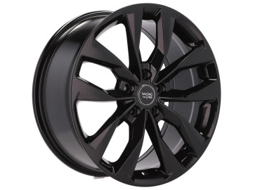 Jantes Look Volvo S60 17x7 5X120 ET 40 72.6 (Preto Polido Metade Matte)