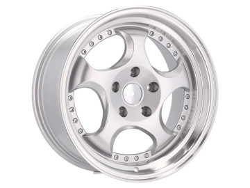 Jantes Look BMW 17x8.5 5X120 ET 25 74.1 (Prata + Aba Polida)