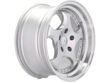 Jantes Look BMW 17x8.5 5X120 ET 25 74.1 (Prata + Aba Polida)