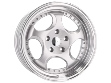 Jantes Look BMW 17x9.5 5X120 ET 20 74.1 (Prata + Aba Polida)