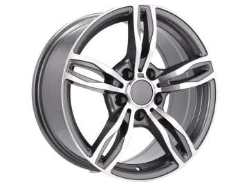 Jantes Look BMW Style 343 M5 M6 20x8.5 5X120 ET 33 72.6 (Cinza Polido)