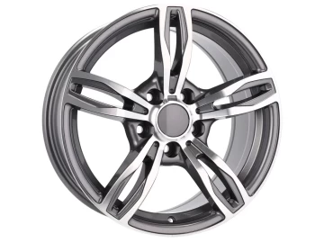 Jantes Look BMW Style 343 M5 M6 20x8.5 5X120 ET 33 72.6 (Cinza Polido)