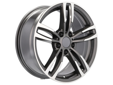 Jantes Look BMW 437M 16x7 5X120 ET 40 72.6 (Cinza Polida)