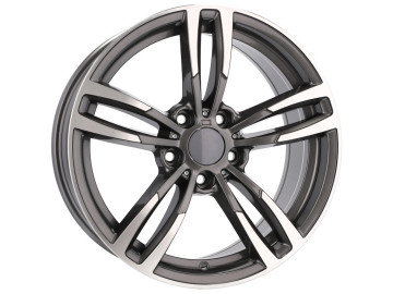 Jantes Look BMW 437M 16x7 5X120 ET 40 72.6 (Cinza Polida)