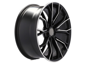 Jantes Look BMW 669M 19x9.5 5X112 ET 38 66.5 (Preto Polido Metade Matte)