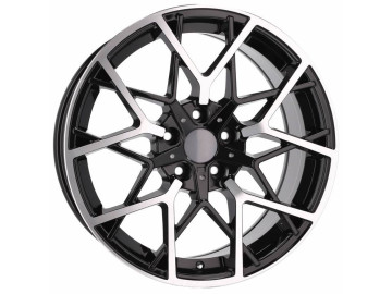 Jantes Look BMW 795M 19x9.5 5X112 ET 37 66.6 (Preto Polido + Revestimento em Pó)