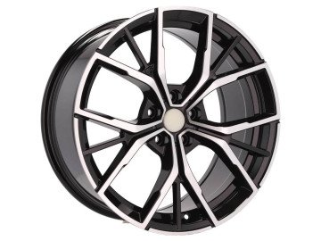 Jantes Look BMW 845M 18x8 5X112 ET 30 66.6 (Preto Polido)