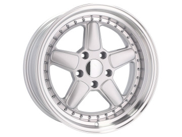 Jantes Look BMW AC Schnitzer 17x7.5 4X100 ET 30 57.1 ( Silver+Polished Lip)
