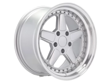 Jantes Look BMW AC Schnitzer 17x7.5 4X100 ET 30 57.1 ( Silver+Polished Lip)