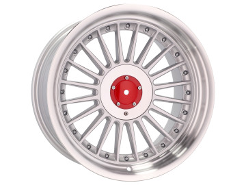 Jantes Look BMW Alpina 17x8 5X120 ET 20 74.1 (Prata + Aba Polida)