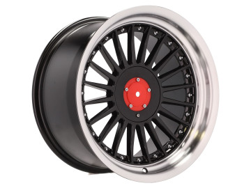 Jantes Look BMW Alpina 17x8 5X120 ET 20 74.1 (Preto + Aba Polida)