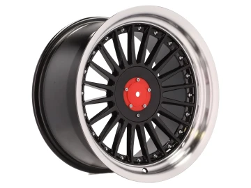 Jantes Look BMW Alpina 17x9 5X120 ET 15 74.1 (Preto + Aba Polida)