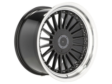 Jantes Look BMW Alpina 18x10 5X120 ET 15 74.1 (Preto + Aba Polida) 
