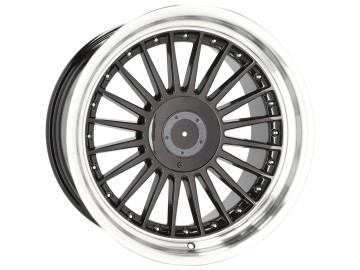 Jantes Look BMW Alpina 18x10 5X120 ET 15 74.1 (Preto + Aba Polida) 