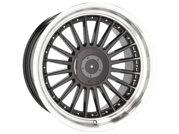Jantes Look BMW Alpina 18x8.5 5X120 ET 20 74.1 (Preto + Aba Polida)